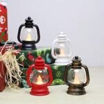 Vintage Retro Lamp Mini Hanging Lantern LED Light for Festive Decoration Pack of 24